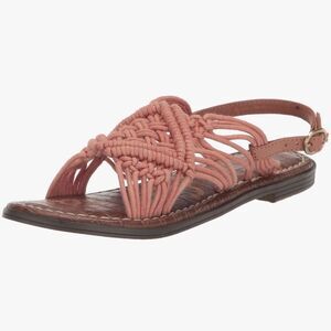 Sam Edelman Kids Pink Braided Sandals